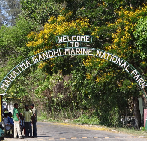 Mahatma Gandhi Marine National Park.