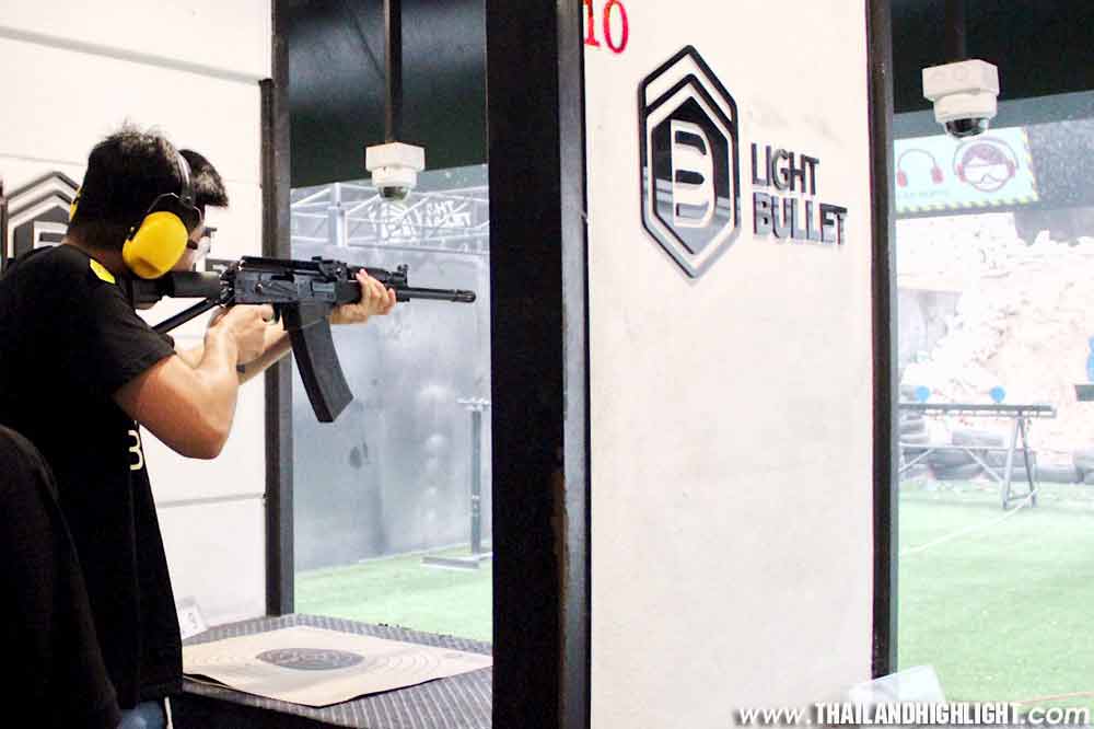 Light Bullet Shooting Range in Pattaya(5 Guns Package)