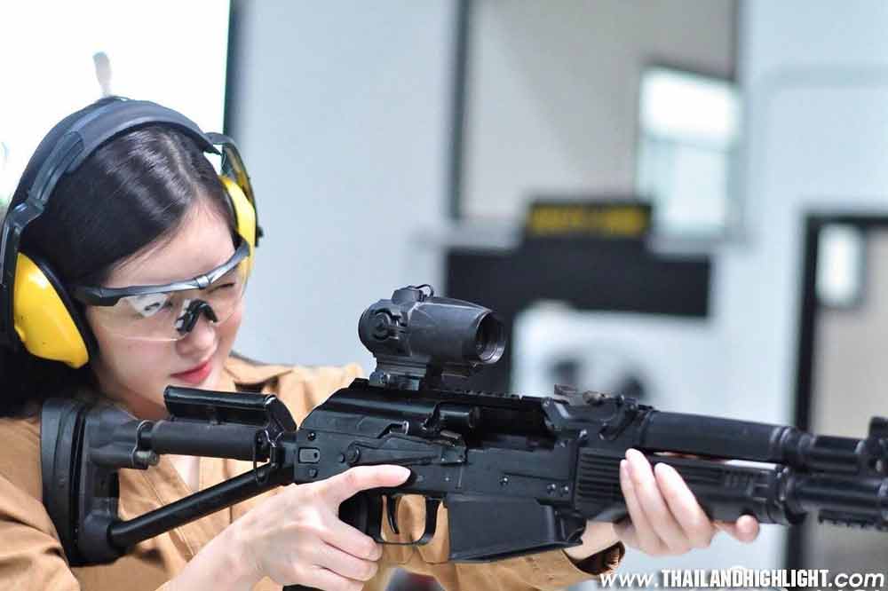 Light Bullet Shooting Range in Pattaya(5 Guns Package)