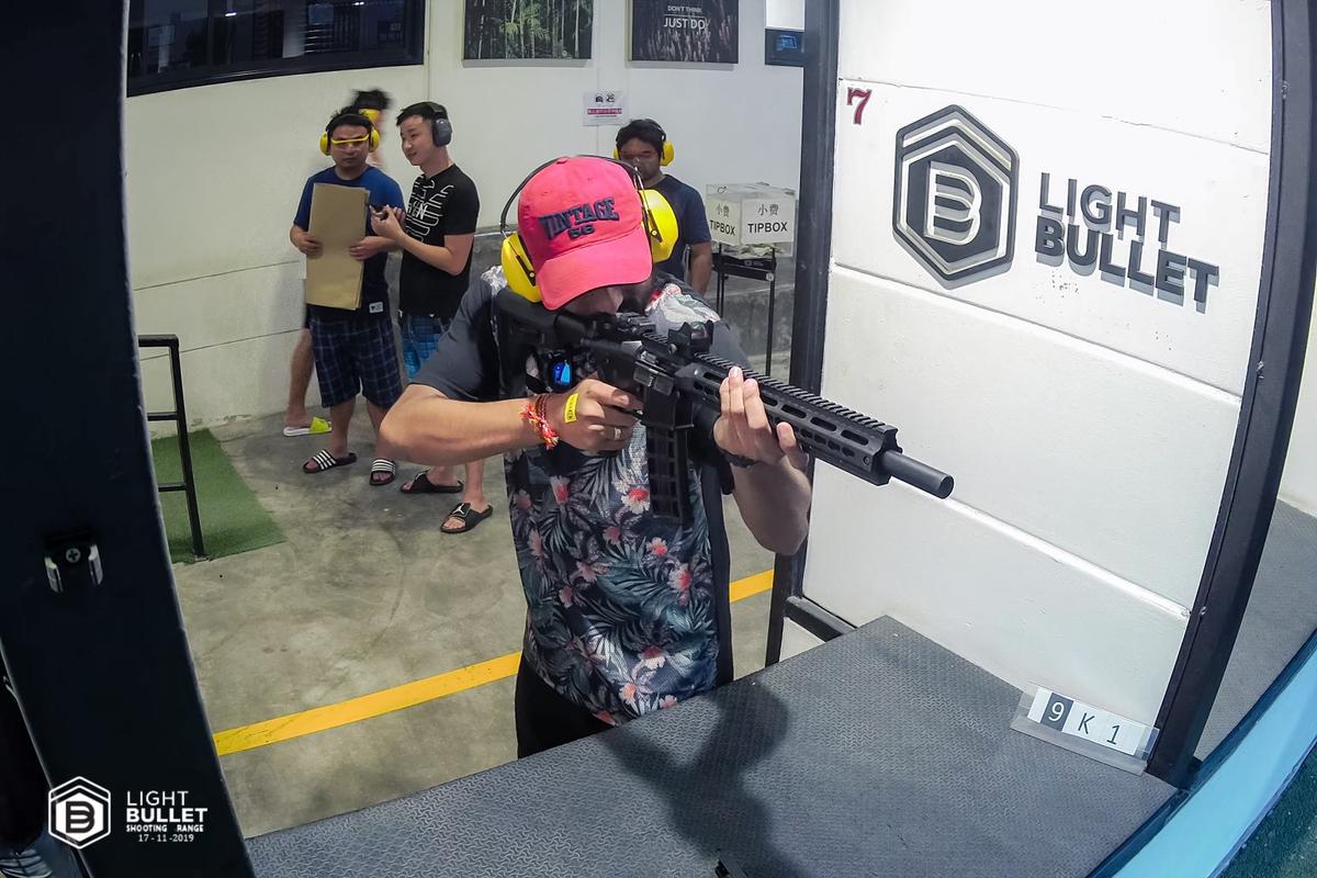 Light Bullet Shooting Range in Pattaya(5 Guns Package)
