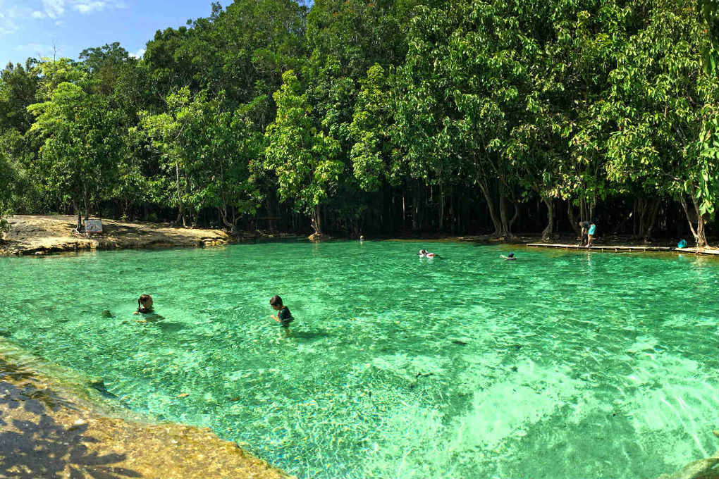 Emerald Pool, Hot Spring, and Tiger Cave in Krabi with Transfer