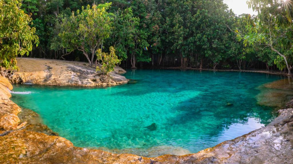 Emerald Pool, Hot Spring, and Tiger Cave in Krabi with Transfer