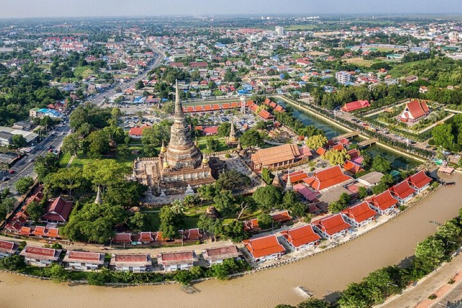 Ayutthaya by Helicopter - The Ancient Capital of Siam Tour from Bangkok