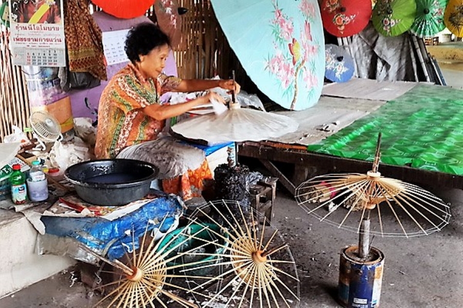 Home industries Sankampang in Chiang Mai