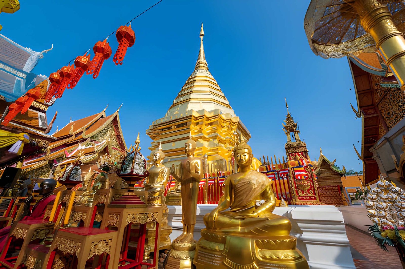 A Fun Adventure in Chiang Mai: Elephant Care, Jungle Trekking, White Water Rafting, Doi Suthep, with Lunch and Transfer