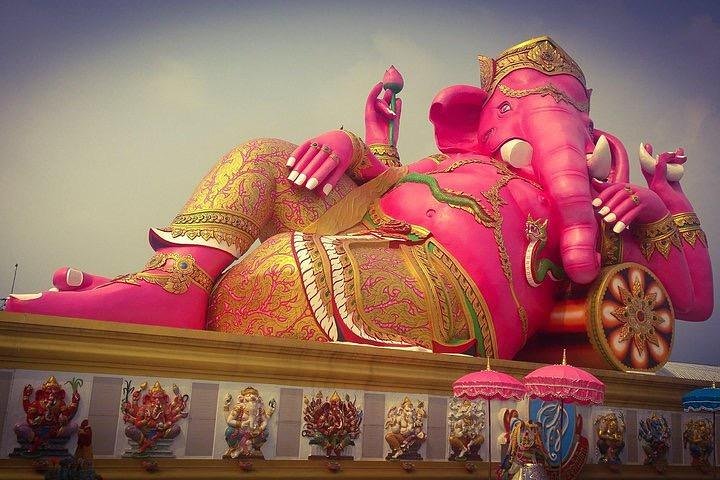 World's tallest Ganesha and Temple of Bat from Bangkok 
