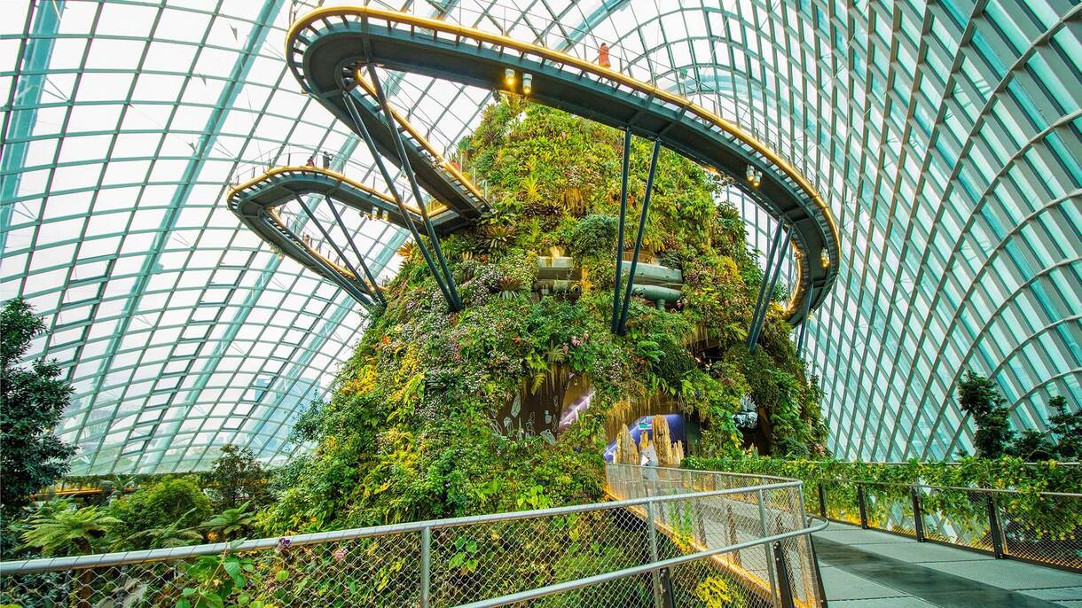 Garden By The Bay:  Flower Dome, Cloud forest and Rhapsody Show