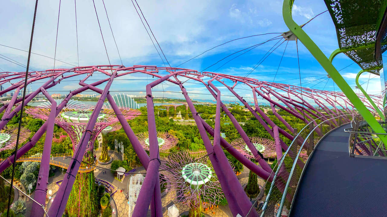 Garden by the Bay: Flower Dome, Cloud forest (Jurassic World ) Admission Ticket with OCBC Skyway with optional Floral Fantasy