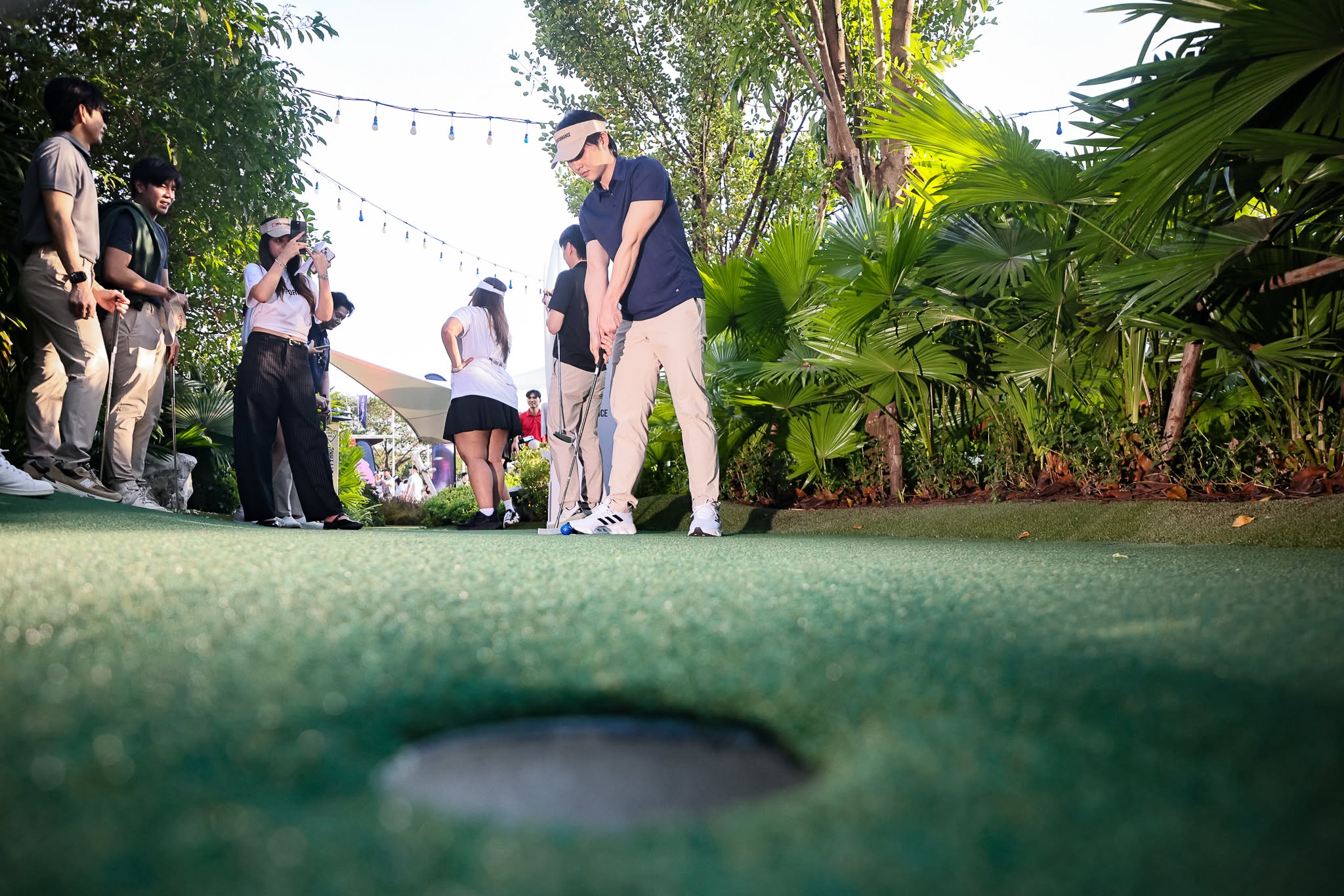 Golfing in Bangkok at TopGolf Megacity