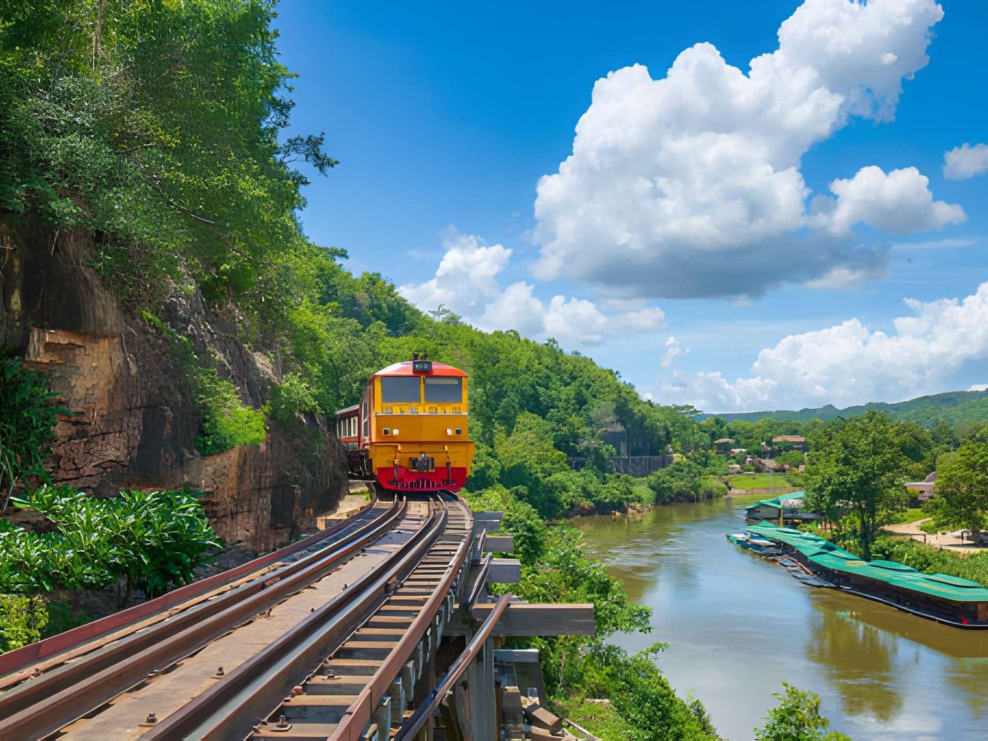 Instagram Day Tour in Kanchanaburi:  Mallika Village, Death Railway and Kwai Bridge 