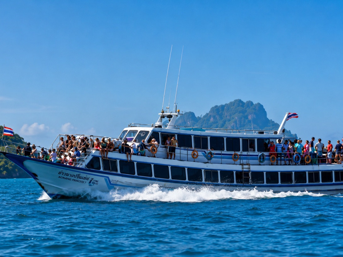 James Bond Isand: Private Charter Big boat Aonang Princess Tour(320 PAX)