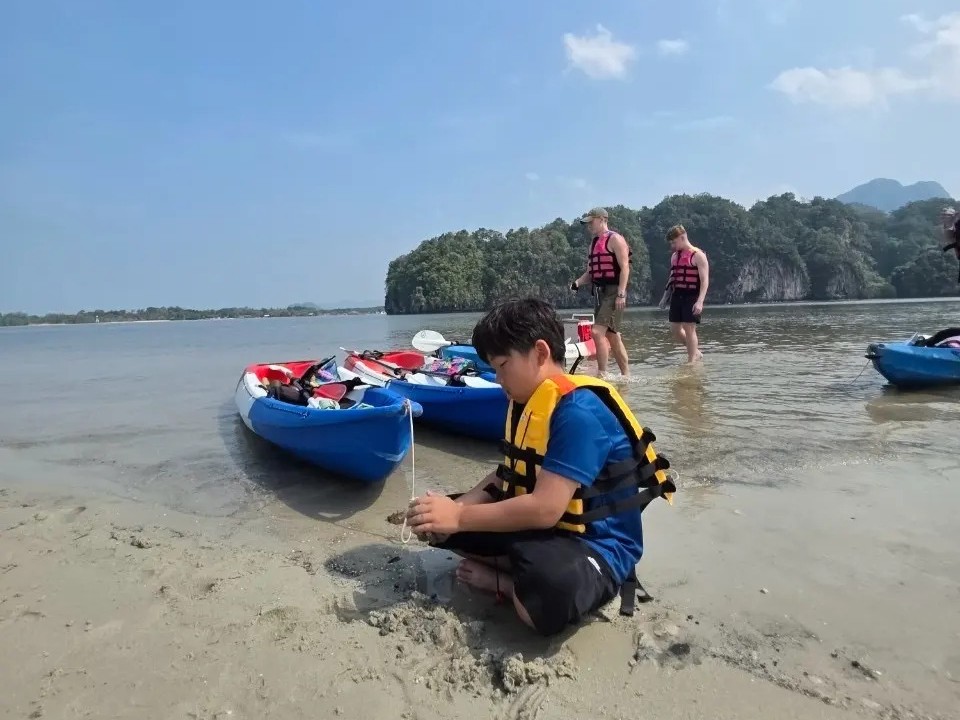 Kayaking at Thalane + Sunset + BBQ