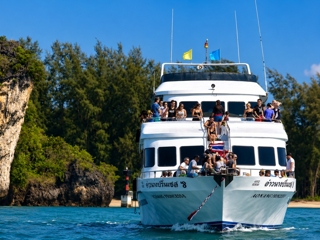 Lanta (Saladan Pier): Private Charter Big Boat Aonang Princess Tour (410 PAX)