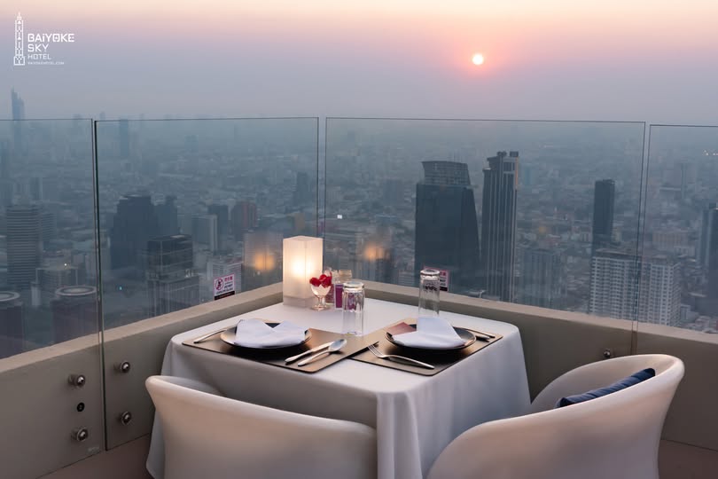 New Year Celebration at Baiyoke Sky Restaurant Bangkok