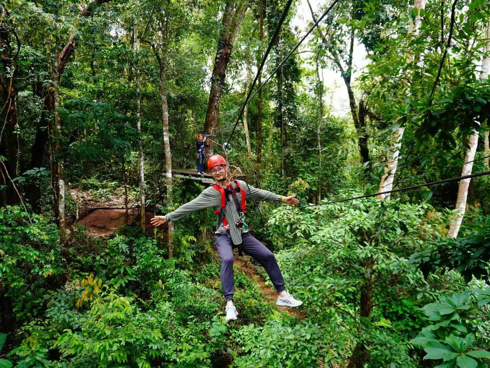 Skyhawk Zipline Short Course and ATV Adventure with Transfer
