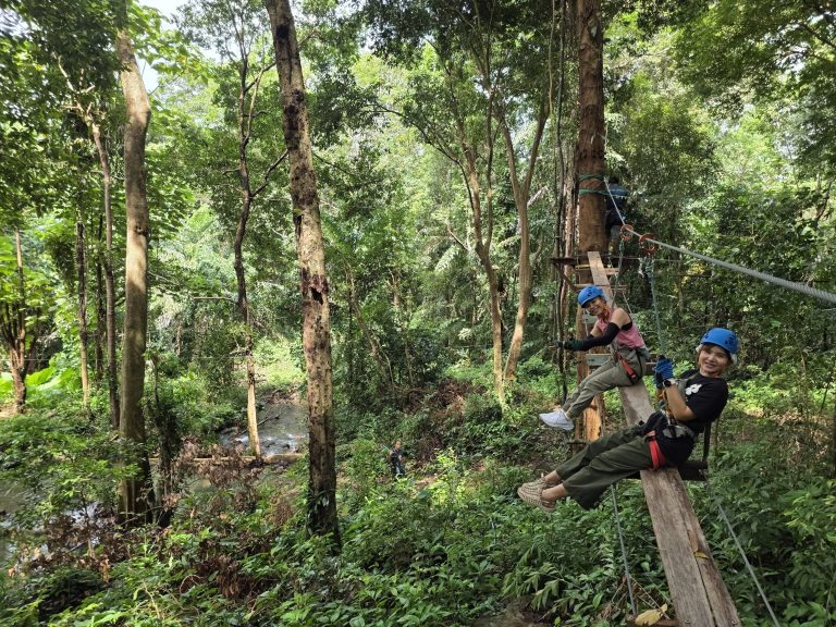 Tree Top Adventure Park in Koh Chang