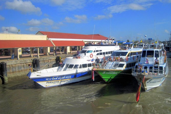 Krabi to Phuket Transfer by Ferry and Minivan every day with Pick Up and Drop Off