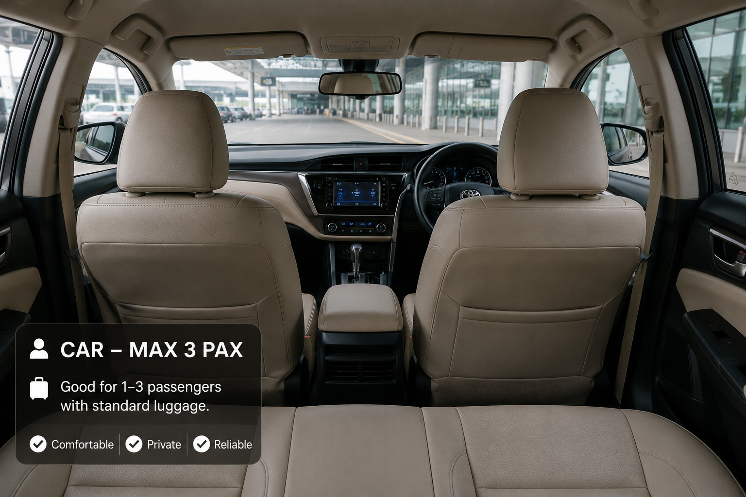 Klong Muang to Hua Hin Pier Private Transfer by car (1-3pax)