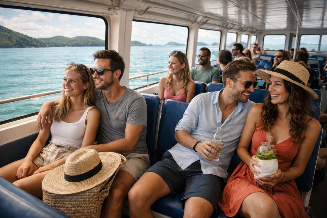 Phuket Hotel to Koh Samui Hotel Transfer by Bus and Ferry