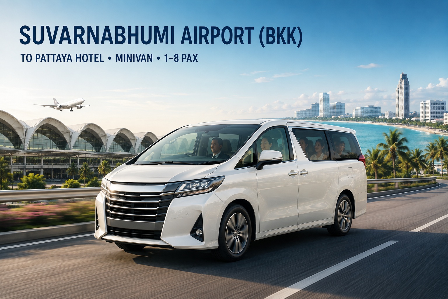 Suvarnabhumi Airport (BKK) to Bangkok Hotel by Innova or SUV (1–5 Pax)