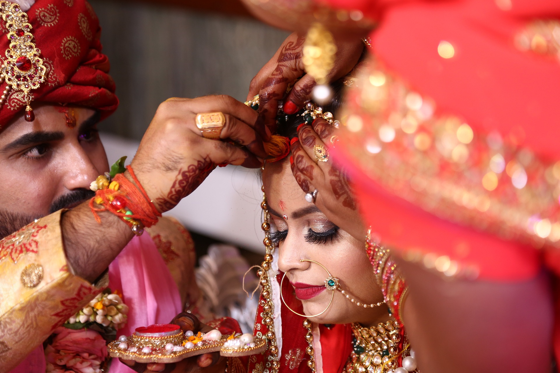 Pink Themed Traditional Indian Wedding Ceremony at a Beachfront Venue in Hua Hin 